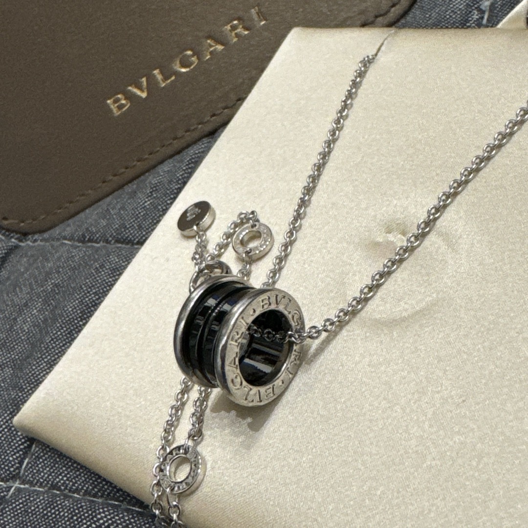 BVLGARI(ブルガリ)のBVLGARI ブルガリ ビーゼロワンネックレス セーブザチルドレン Ag925 メンズのアクセサリー(ネックレス)の商品写真