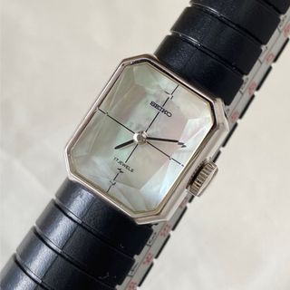 セイコー(SEIKO)のSEIKO セイコー リングウォッチ シェル文字盤 レトロ アンティーク(リング(指輪))