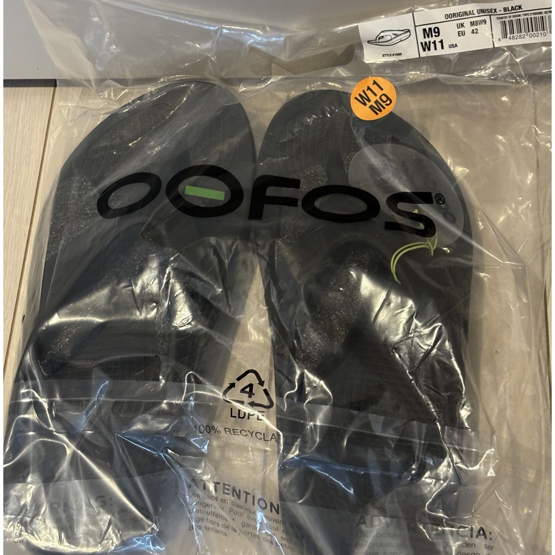 OOFOS(ウーフォス)のOOFOS ウーフォス オリジナル メンズ レディース スポーツサンダル#28 メンズの靴/シューズ(サンダル)の商品写真