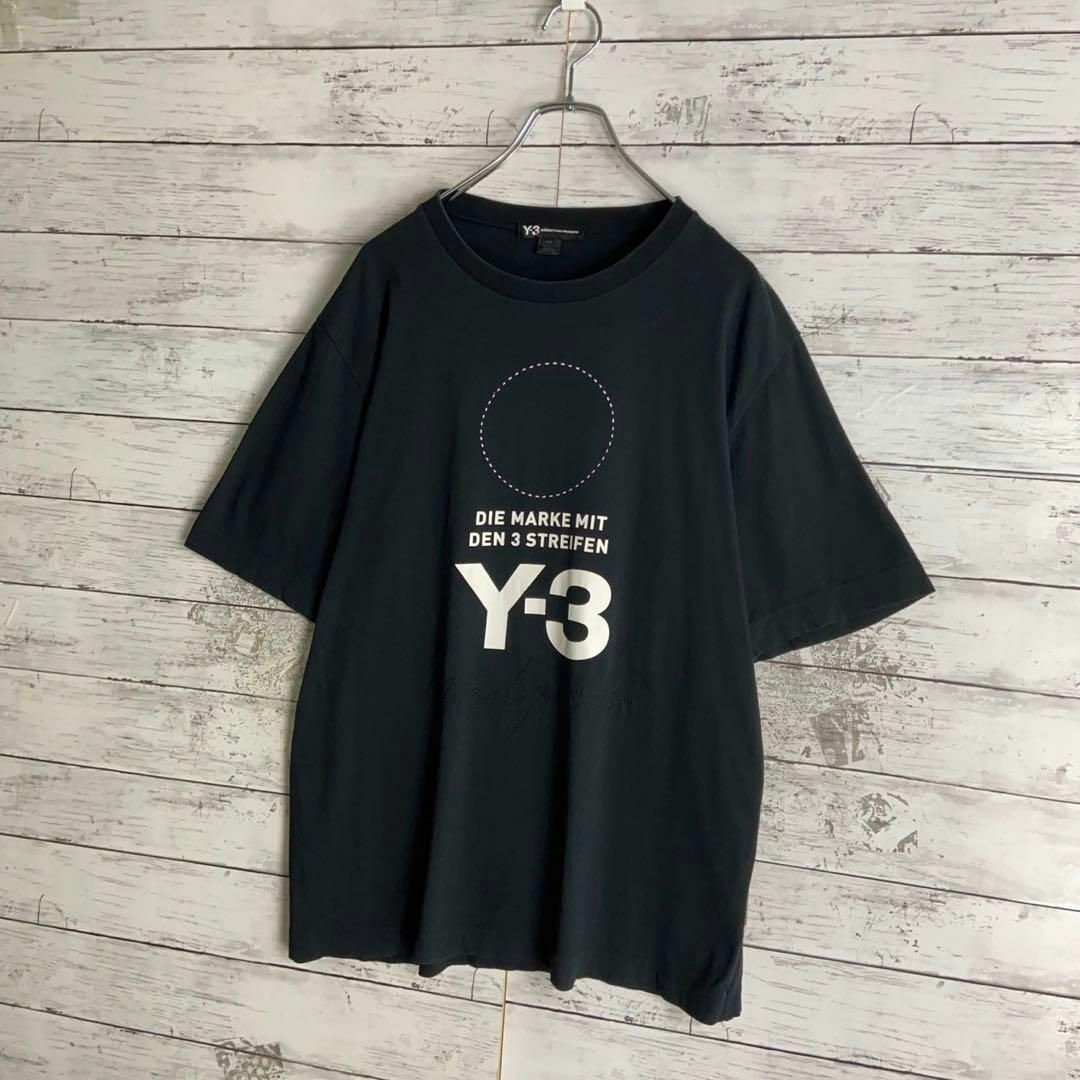 Y-3(ワイスリー)の9549【即完売モデル】Y-3☆サークルロゴ定番カラー半袖tシャツ　美品 メンズのトップス(Tシャツ/カットソー(半袖/袖なし))の商品写真