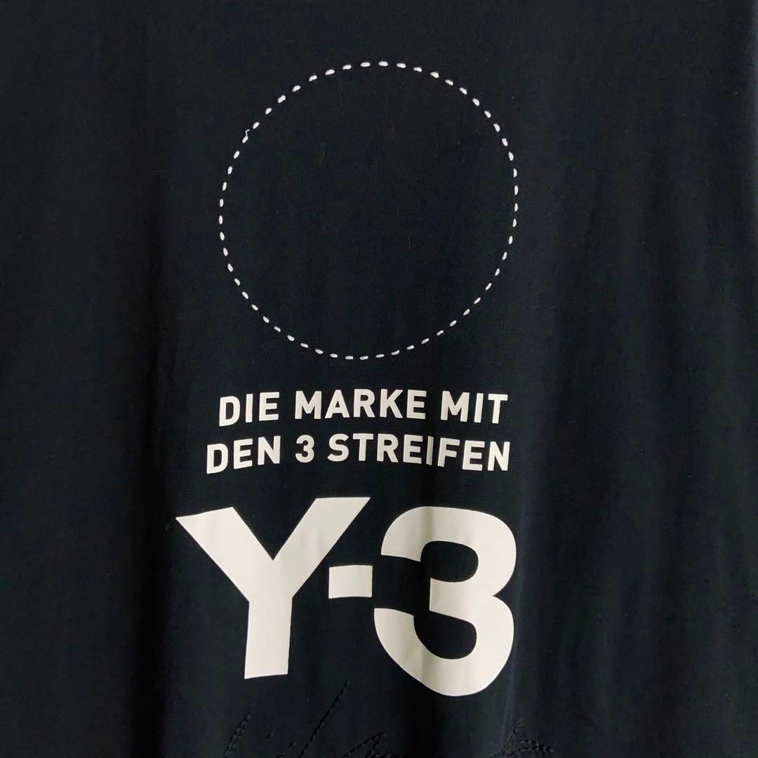 Y-3(ワイスリー)の9549【即完売モデル】Y-3☆サークルロゴ定番カラー半袖tシャツ　美品 メンズのトップス(Tシャツ/カットソー(半袖/袖なし))の商品写真