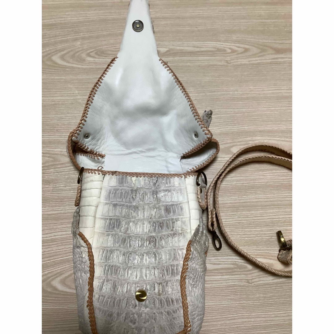 本物 新品 》 ヒマラヤ クロコダイル クロコ 鰐 剥製 ショルダー 本物 新品 》 ヒマラヤ クロコダイル クロコ 鰐 剥製 ショルダー