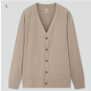 L ポケット無し 422985 エアリズムUVカット ベージュ UNIQLO