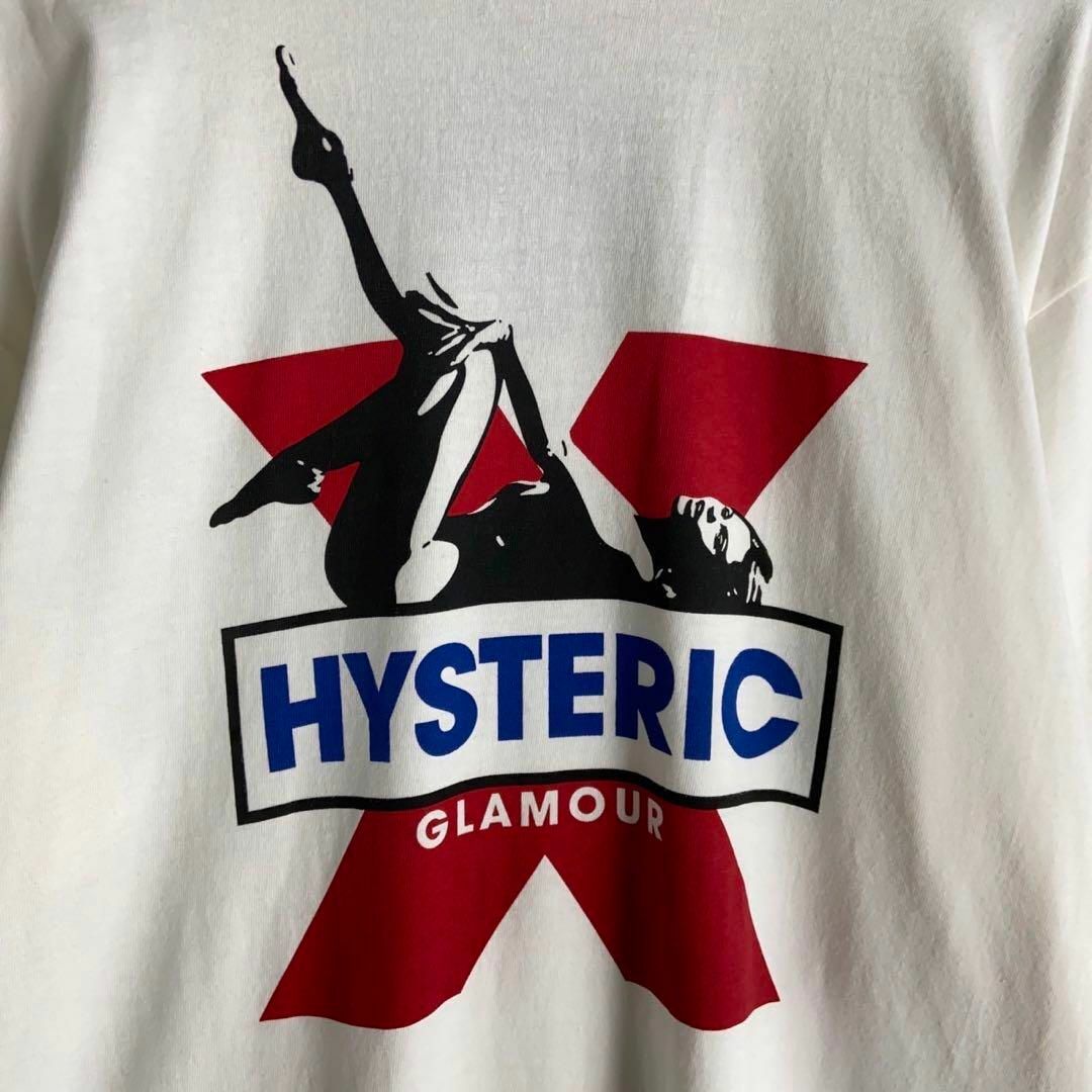 HYSTERIC GLAMOUR(ヒステリックグラマー)の9545【タグ付き】ヒステリックグラマー☆人気Lサイズヒスガールtシャツ入手困難 メンズのトップス(Tシャツ/カットソー(半袖/袖なし))の商品写真