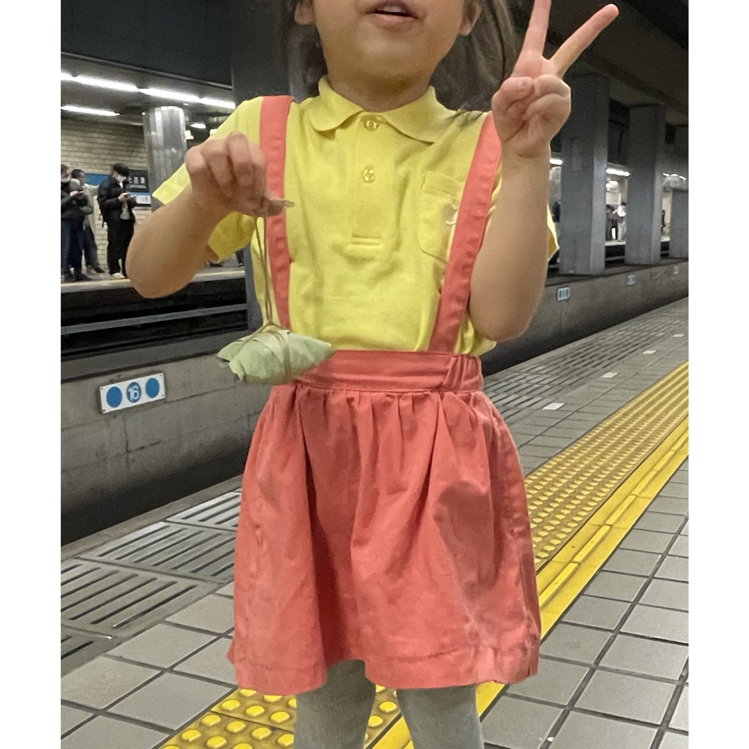 コスプレ▶︎ となりのトトロのさつき キッズ/ベビー/マタニティのキッズ服女の子用(90cm~)(スカート)の商品写真