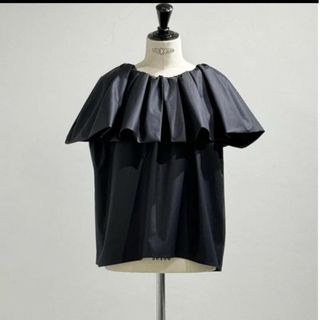 liten リテン　Sweet pea Blouse　ブラック(シャツ/ブラウス(半袖/袖なし))