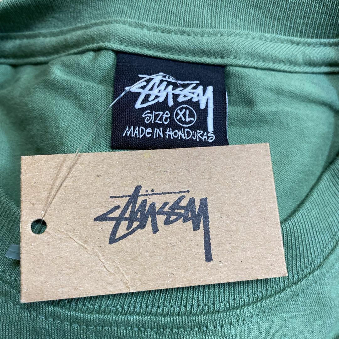 STUSSY(ステューシー)の【タグ付き、希少XL】STUSSY USAバックプリントTシャツ半袖ストリート メンズのトップス(Tシャツ/カットソー(半袖/袖なし))の商品写真