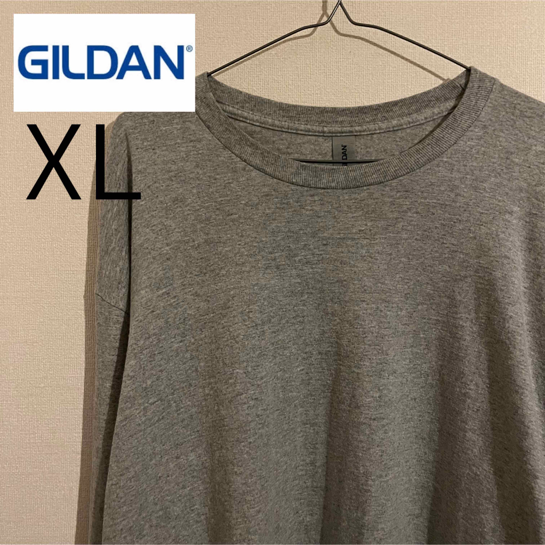 ギルダン GILDAN ロンT ウルトラコットン 6oz クルーネック XL メンズのトップス(Tシャツ/カットソー(七分/長袖))の商品写真