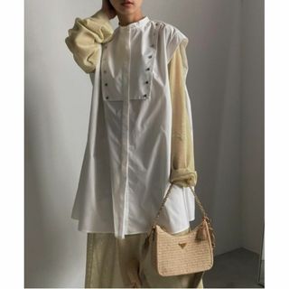 アメリヴィンテージ(Ameri VINTAGE)のAMERI MEDI BUTTON TUNIC SHIRT(シャツ/ブラウス(半袖/袖なし))