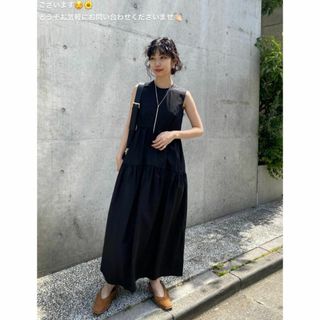 クラネ(CLANE)のSOLID TIERED ONE PIECE  clane(ロングワンピース/マキシワンピース)