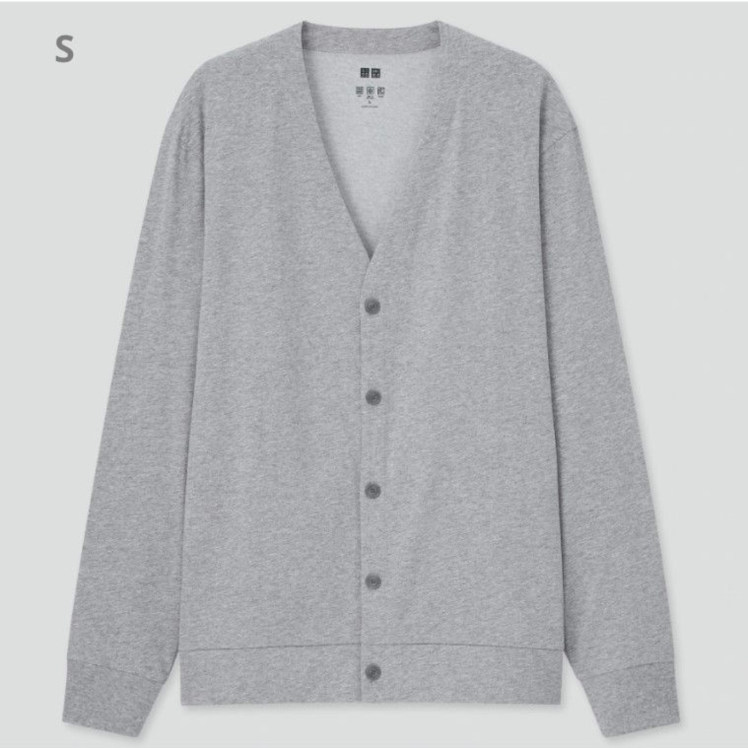 UNIQLO(ユニクロ)のS ポケット有り433048 エアリズムUVカット  グレー UNIQLO メンズのトップス(カーディガン)の商品写真