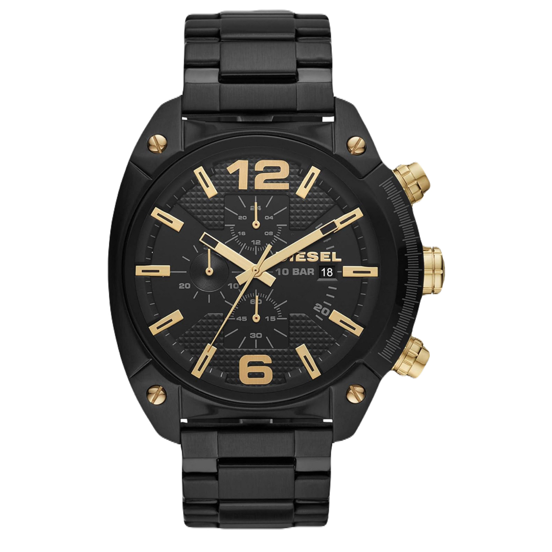 DIESEL(ディーゼル)の【DIESEL/ディーゼル】腕時計 アナログ ブラック ステンレス 人気 メンズの時計(腕時計(アナログ))の商品写真