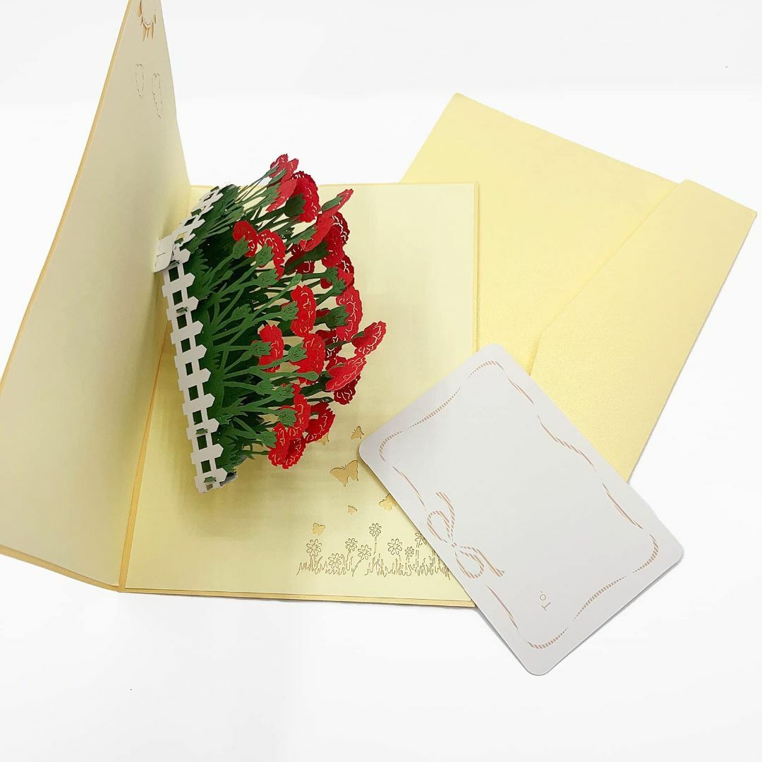 【色: Y-16F】立体 バースデーカード メッセージカード 母の日 カード 母 その他のその他(その他)の商品写真