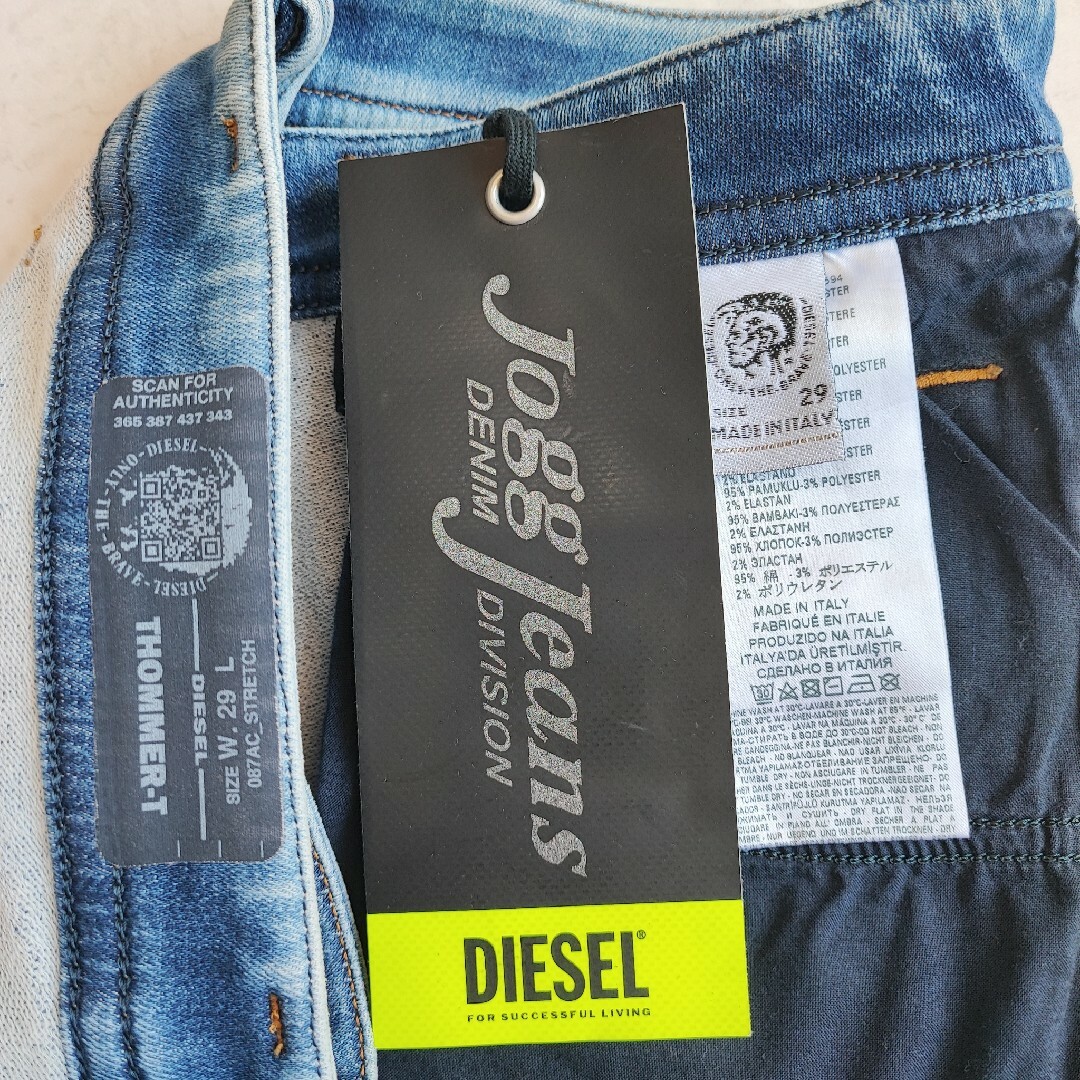 DIESEL(ディーゼル)の美品 Ｗ２９ DIESEL ジョグ JOGG THOMMER-T 087AC メンズのパンツ(デニム/ジーンズ)の商品写真