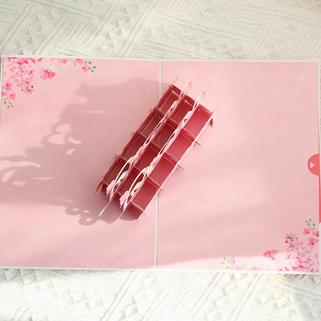 【色: pink-4】Vernonle バースデーカード メッセージカード おし その他のその他(その他)の商品写真