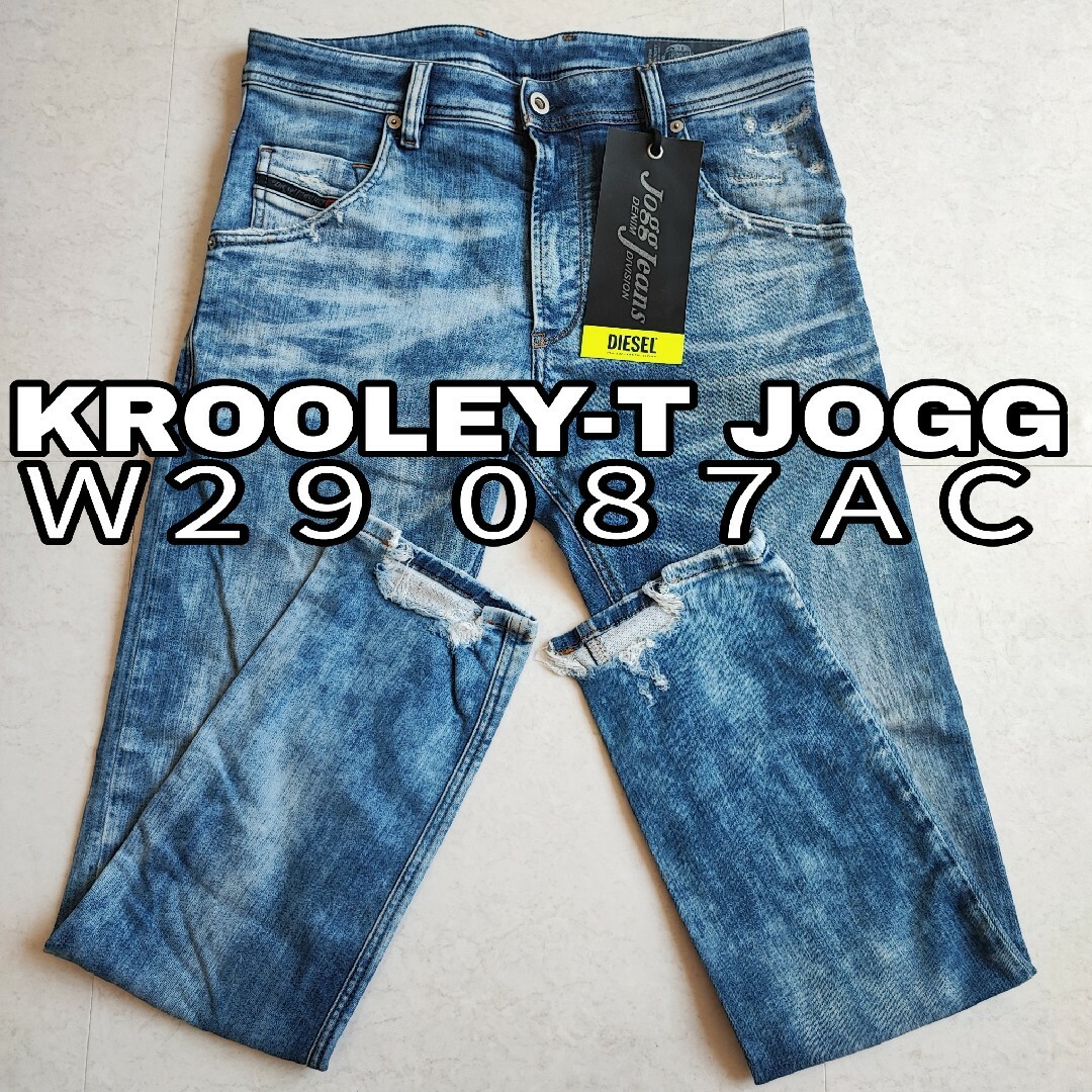 DIESEL(ディーゼル)のDIESEL Ｗ２９ ジョグ JOGG デニム  KROOLEY-T 087AC メンズのパンツ(デニム/ジーンズ)の商品写真