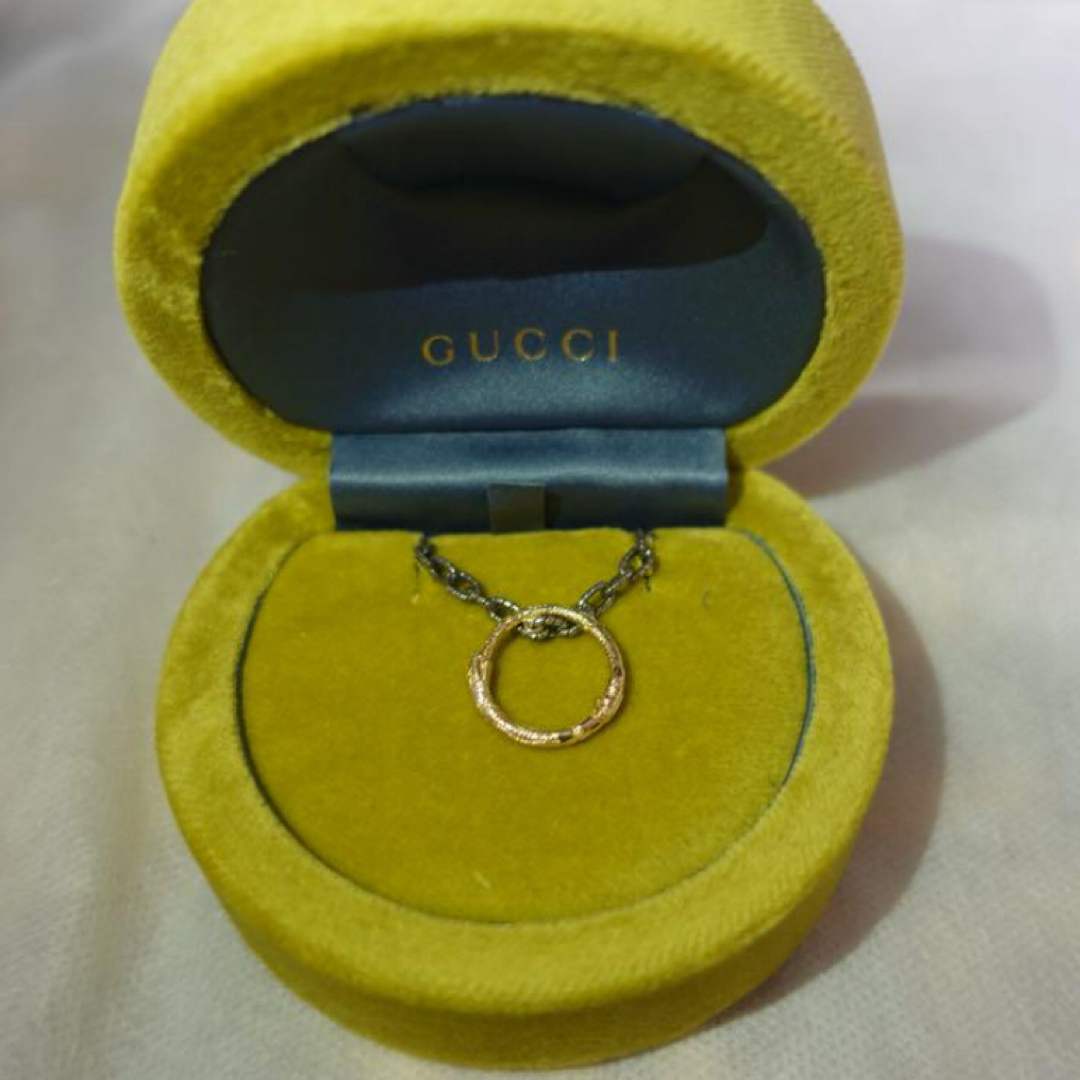 Gucci(グッチ)のGUCCI  グッチ  ネックレス　K18イエローゴールド メンズのアクセサリー(ネックレス)の商品写真