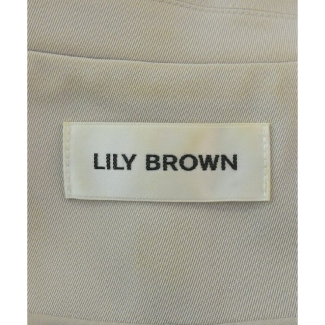 Lily Brown(リリーブラウン)のLILY BROWN リリーブラウン ジャケット ONE ベージュ 【古着】【中古】 レディースのジャケット/アウター(その他)の商品写真