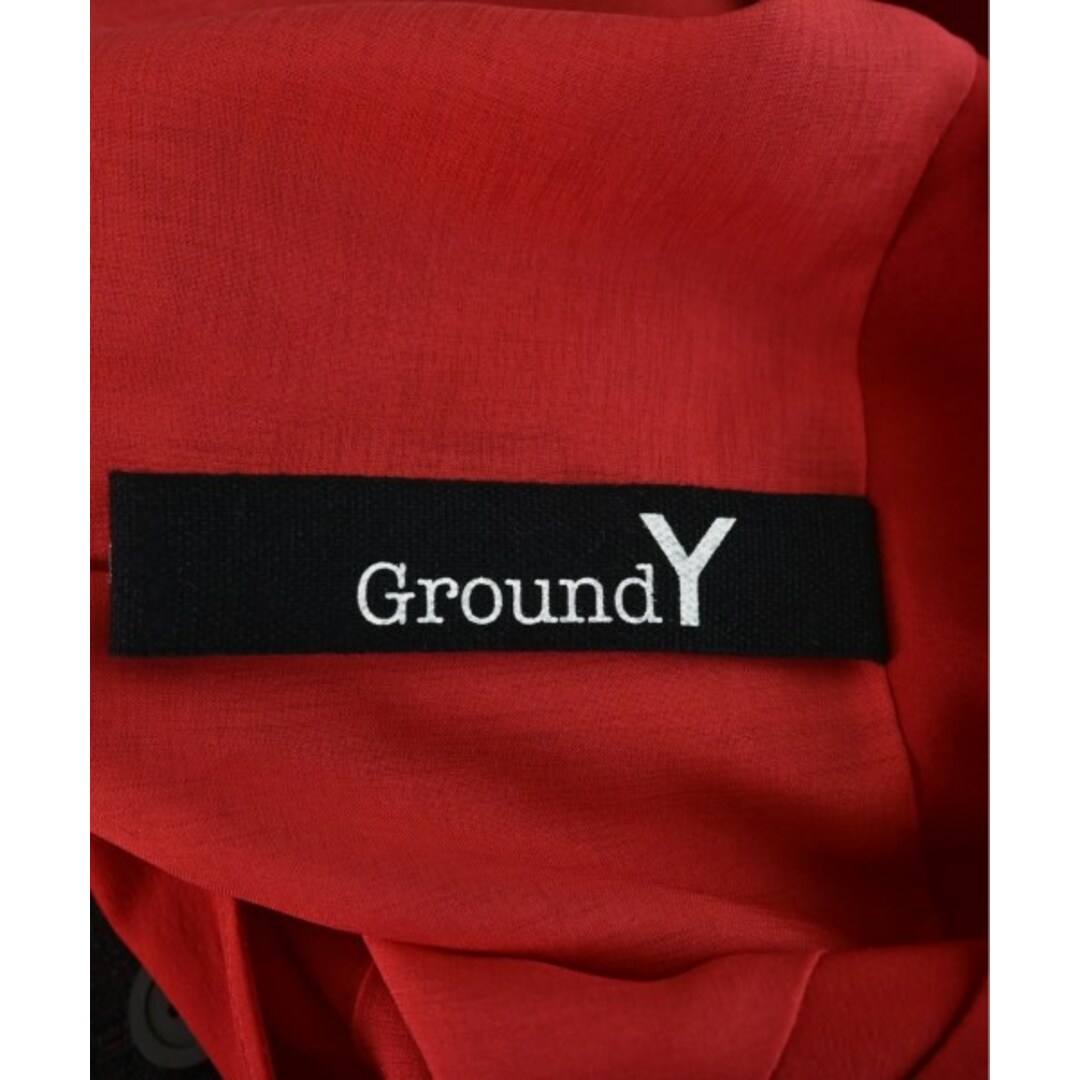 Ground Y(グラウンドワイ)のGround Y カジュアルジャケット -(L位) 赤x白(総柄) 【古着】【中古】 メンズのジャケット/アウター(テーラードジャケット)の商品写真