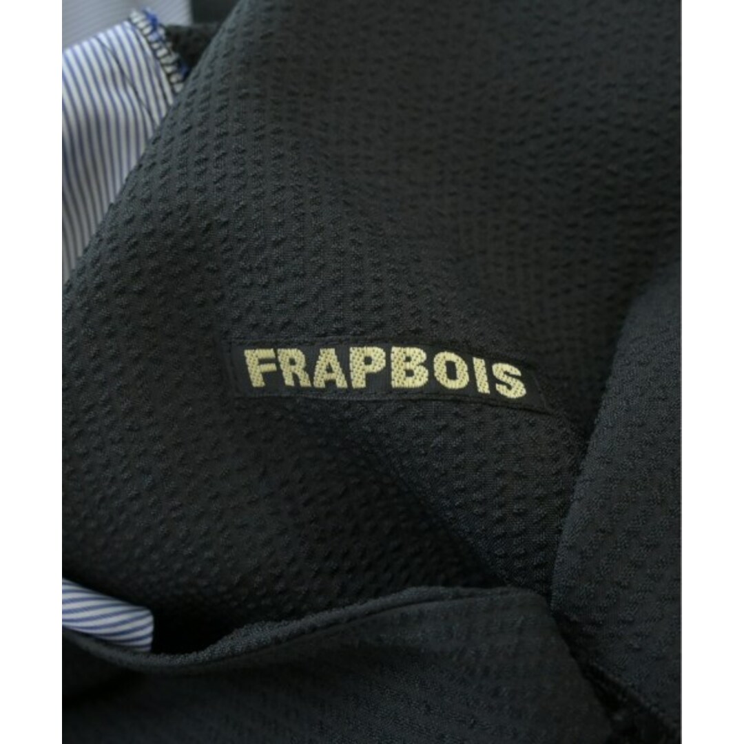 FRAPBOIS(フラボア)のFRAPBOIS フラボア カジュアルジャケット 2(M位) 黒 【古着】【中古】 メンズのジャケット/アウター(テーラードジャケット)の商品写真