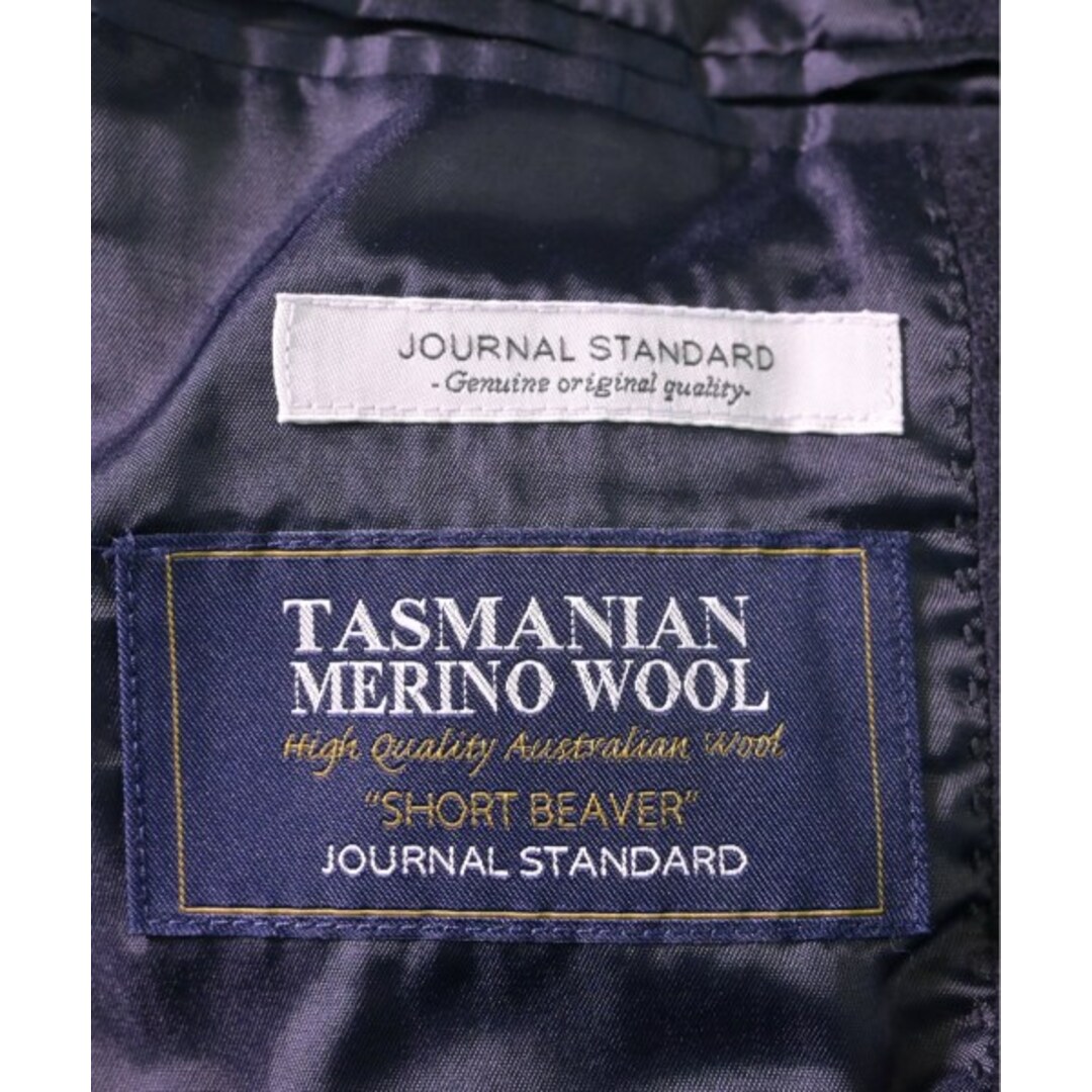 JOURNAL STANDARD(ジャーナルスタンダード)のJOURNAL STANDARD チェスターコート L 濃紺 【古着】【中古】 メンズのジャケット/アウター(チェスターコート)の商品写真