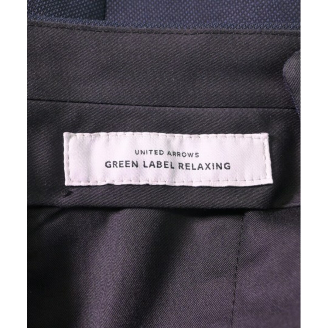 green label relaxing スラックス 76(M位) 紺 【古着】【中古】 メンズのパンツ(スラックス)の商品写真