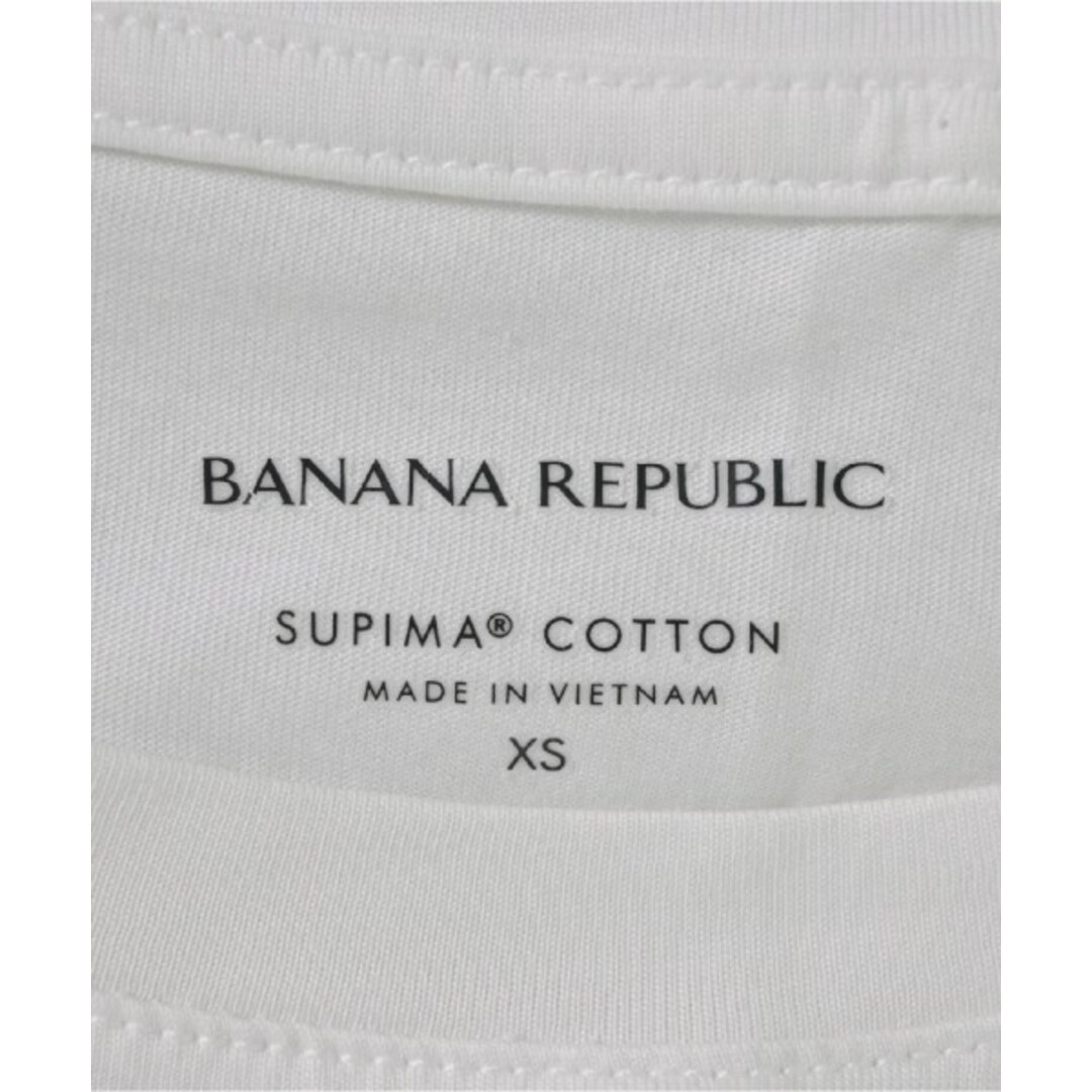 Banana Republic(バナナリパブリック)のBANANA REPUBLIC Tシャツ・カットソー XS 白 【古着】【中古】 レディースのトップス(カットソー(半袖/袖なし))の商品写真