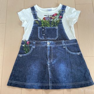 アナスイミニ(ANNA SUI mini)のANNA SUI mini Tシャツワンピース　90サイズ(ワンピース)