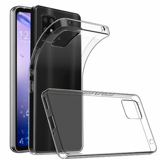 【新着商品】AQUOS zero6 用 ケース シリコン カバー クリア AQU(その他)