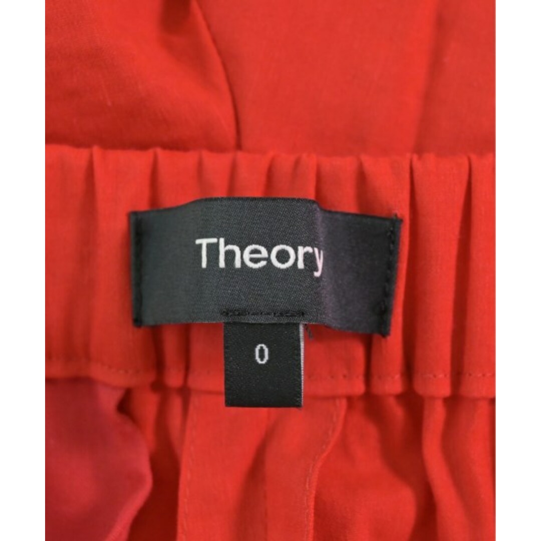 theory(セオリー)のTheory セオリー スラックス 0(S位) 赤 【古着】【中古】 レディースのパンツ(その他)の商品写真