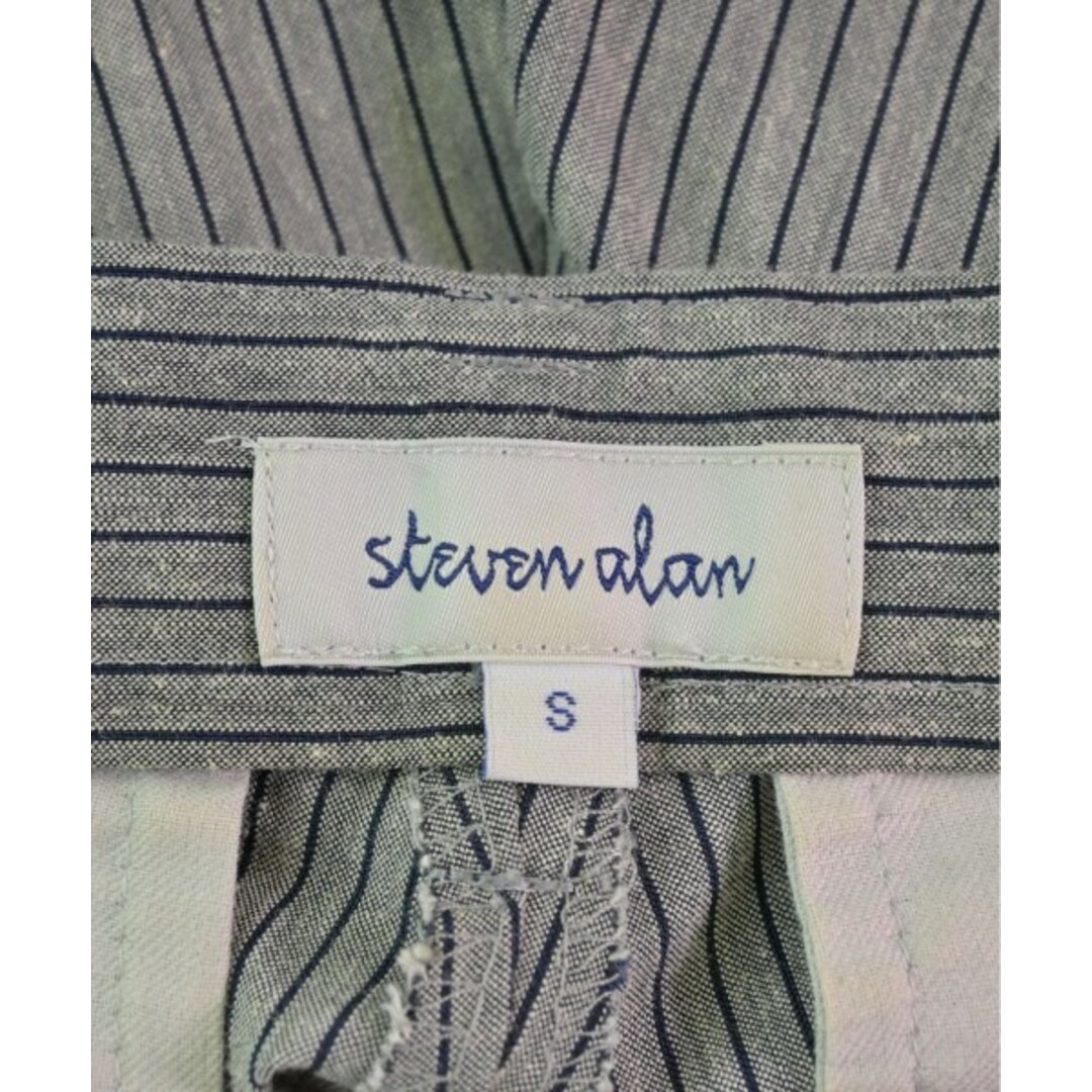 steven alan(スティーブンアラン)のsteven alan スラックス S グレーx黒(ストライプ) 【古着】【中古】 レディースのパンツ(その他)の商品写真