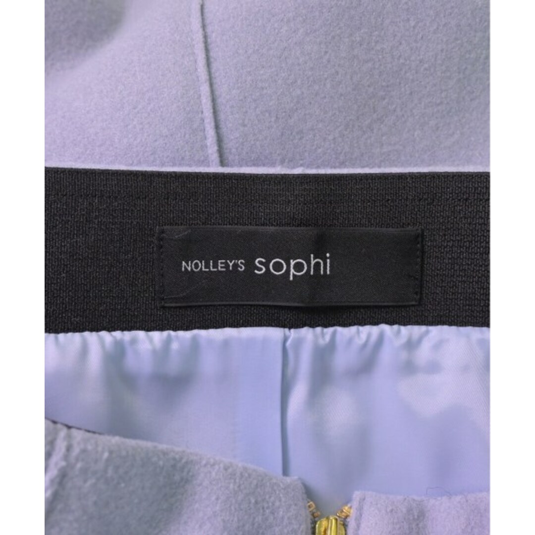 NOLLEY'S sophi(ノーリーズソフィー)のNolley's Sophi ロング・マキシ丈スカート 34(XS位) 水色 【古着】【中古】 レディースのスカート(ロングスカート)の商品写真