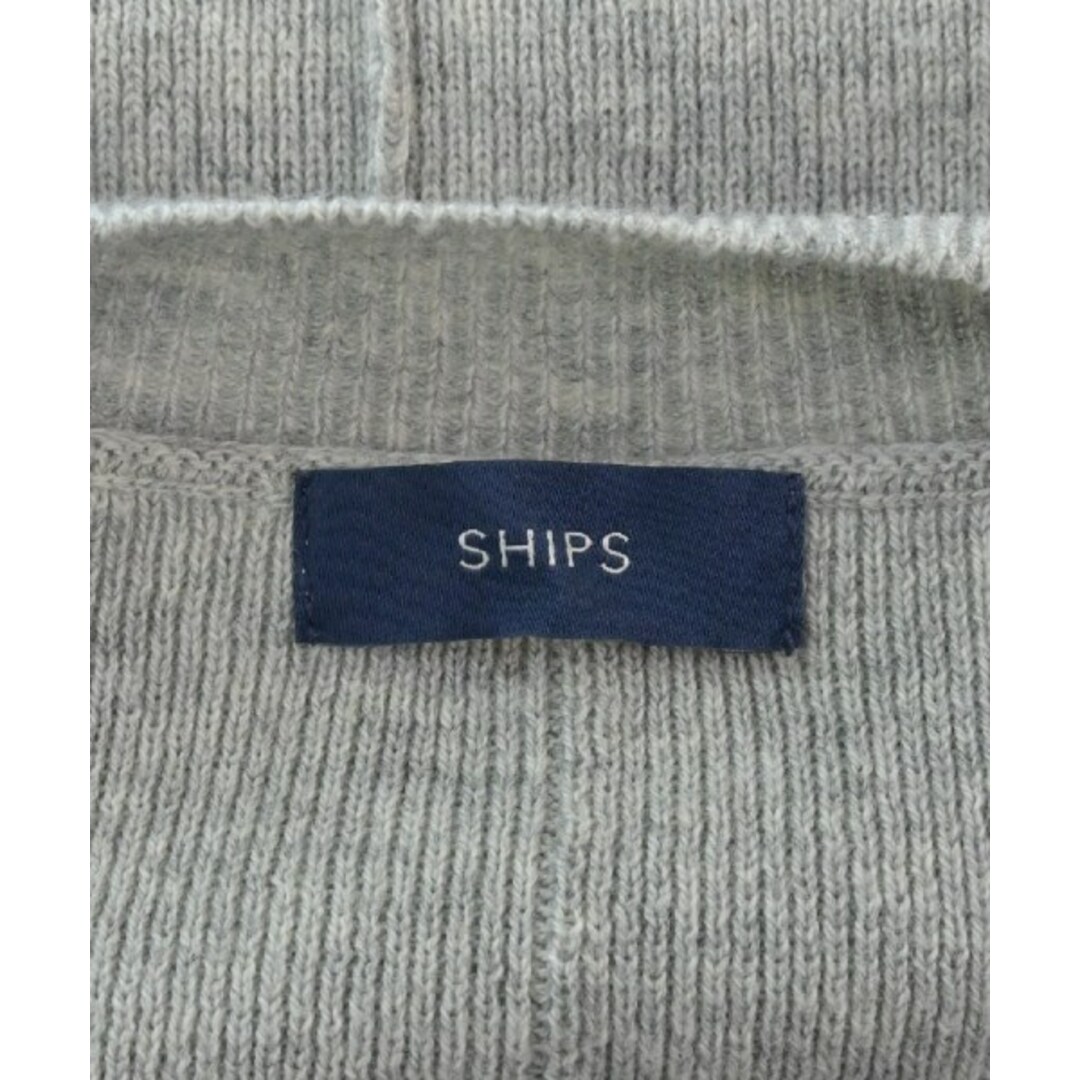 SHIPS(シップス)のSHIPS シップス ニット・セーター -(XL位) ライトグレー 【古着】【中古】 レディースのトップス(ニット/セーター)の商品写真