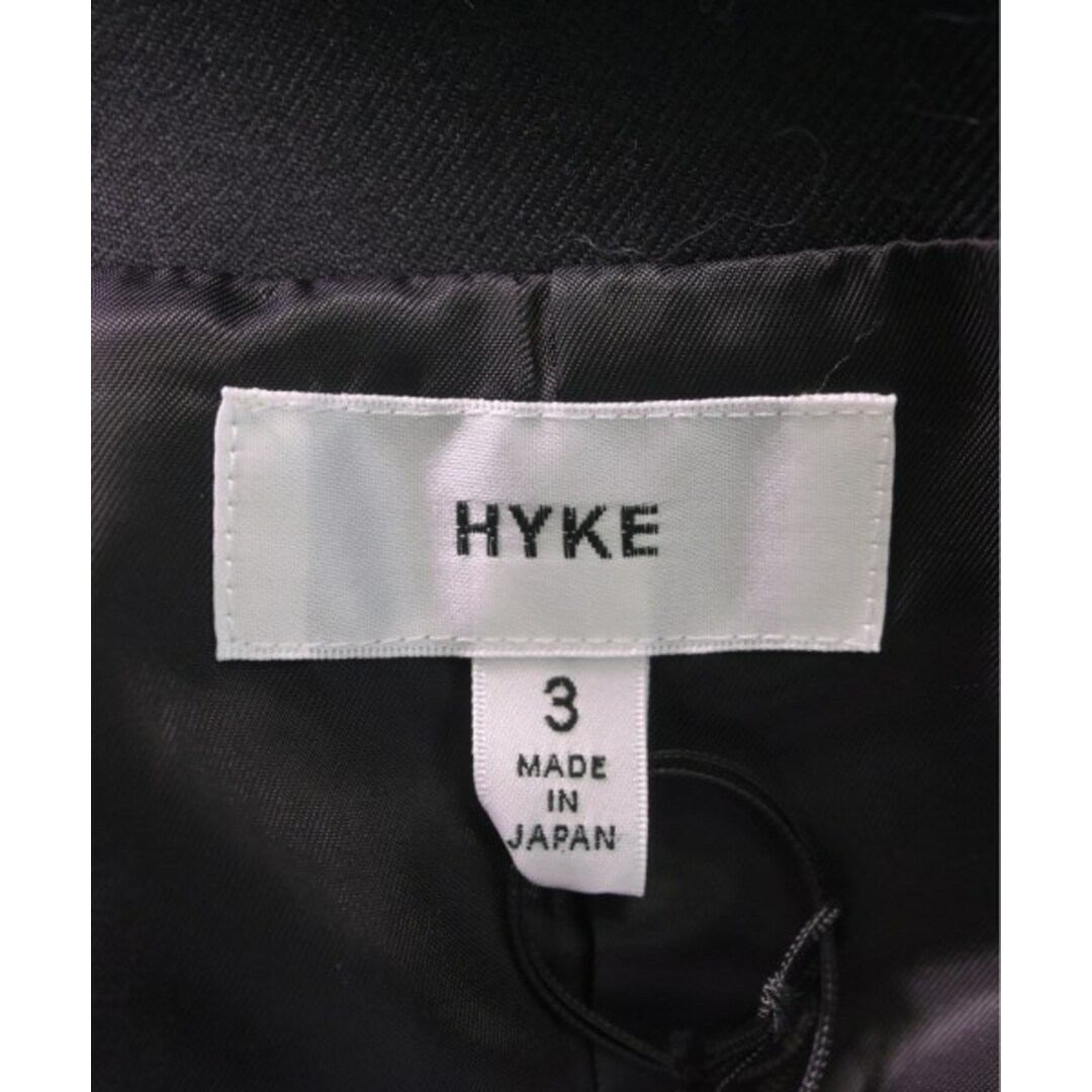 HYKE(ハイク)のHYKE ハイク コート（その他） 3(L位) 黒 【古着】【中古】 レディースのジャケット/アウター(その他)の商品写真