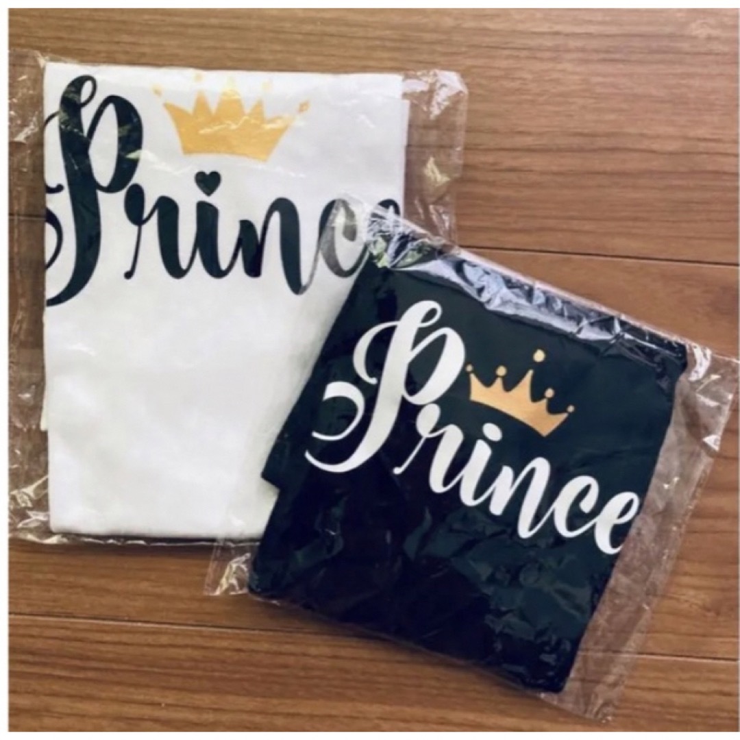 新品未使用　Tシャツ2枚セット　prince  PrincessキッズTシャツ キッズ/ベビー/マタニティのキッズ服男の子用(90cm~)(Tシャツ/カットソー)の商品写真