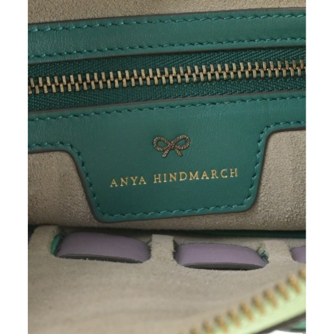 ANYA HINDMARCH(アニヤハインドマーチ)のANYA HINDMARCH アニヤ　ハインドマーチ ポーチ - 緑 【古着】【中古】 レディースのファッション小物(ポーチ)の商品写真