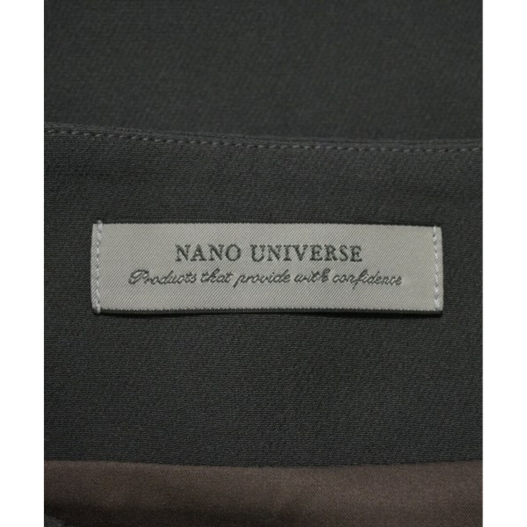 nano UNIVERSE ひざ丈スカート -(M位) チャコールグレー 【古着】【中古】 レディースのスカート(ひざ丈スカート)の商品写真