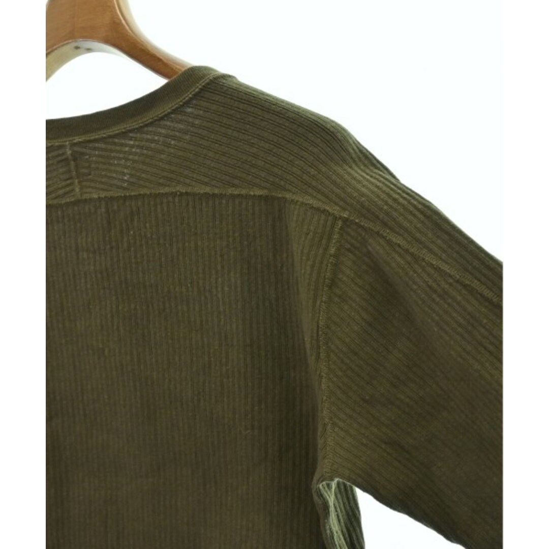 PHIGVEL(フィグベル)のPHIGVEL フィグベル Tシャツ・カットソー 36(S位) カーキ 【古着】【中古】 メンズのトップス(Tシャツ/カットソー(半袖/袖なし))の商品写真