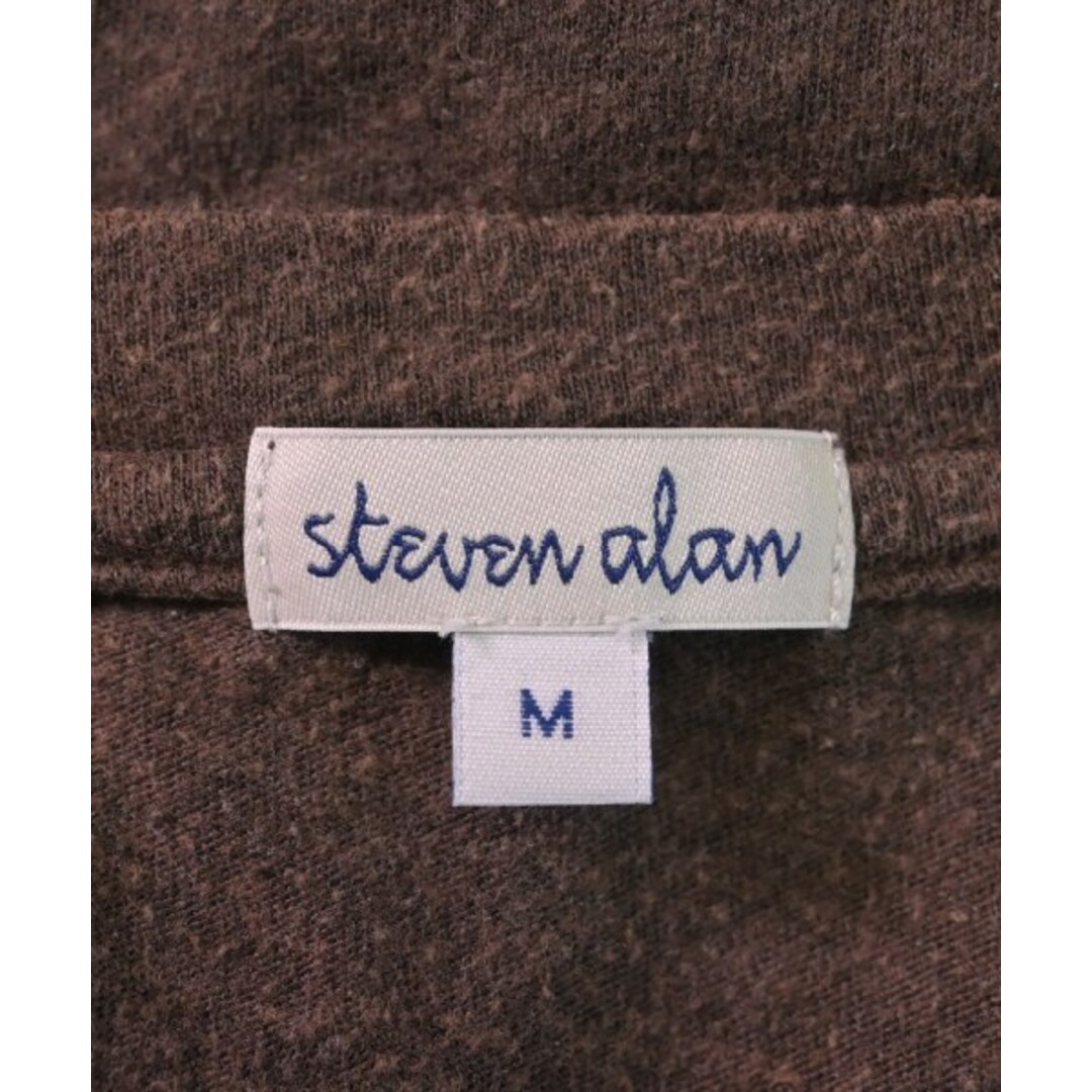 steven alan(スティーブンアラン)のsteven alan スティーブンアラン Tシャツ・カットソー M 茶 【古着】【中古】 メンズのトップス(Tシャツ/カットソー(半袖/袖なし))の商品写真
