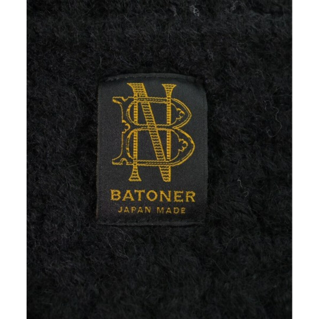 BATONER(バトナー)のBATONER バトナー ニット・セーター 1(S位) 黒 【古着】【中古】 レディースのトップス(ニット/セーター)の商品写真