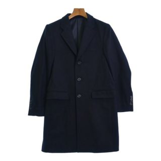 green label relaxing チェスターコート XS 紺 【古着】【中古】(チェスターコート)