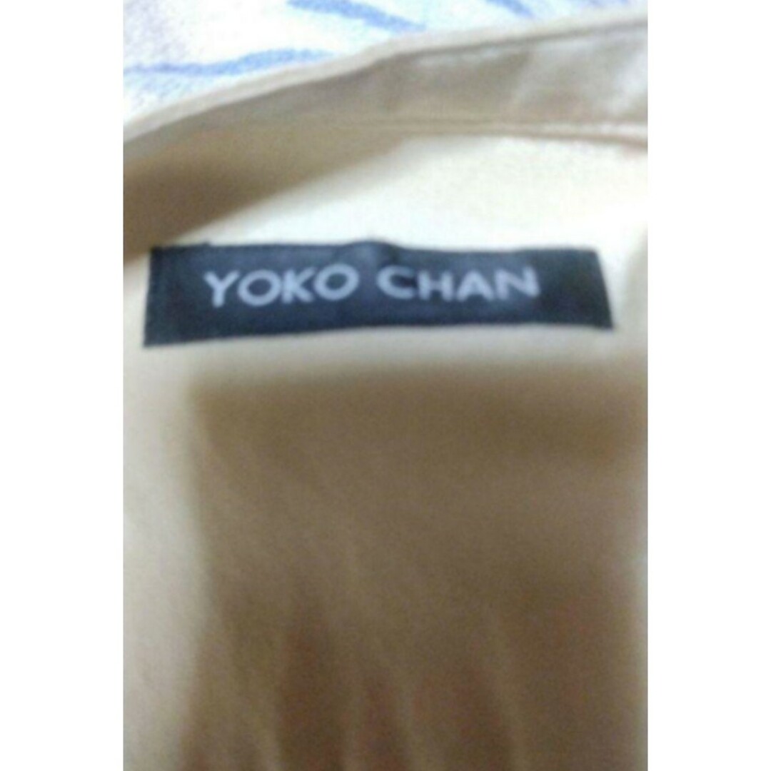 YOKO CHAN(ヨーコチャン)の美品♥ヨーコチャン♥YOKO CHAN♥ノースリーブブラウス♥プリーツ♥シルク レディースのトップス(シャツ/ブラウス(半袖/袖なし))の商品写真