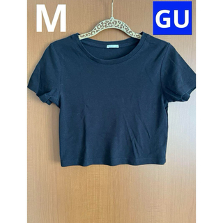 ジーユー(GU)のGU ショート丈　クロップド丈　tシャツ(Tシャツ(半袖/袖なし))