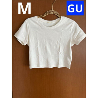 ジーユー(GU)のGU クロップド丈　ショート丈　tシャツ(Tシャツ(半袖/袖なし))