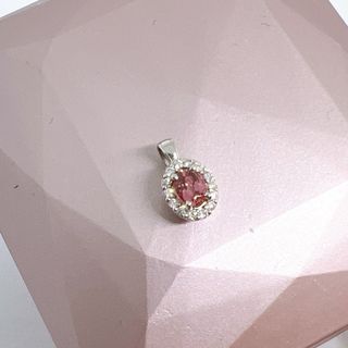 0.31ct 非加熱パパラチヤサファイヤペンダントトップ(ネックレス)