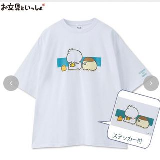 お文具といっしょ　ばぶんぐ　アベイル　メンズTシャツ　M(Tシャツ/カットソー(半袖/袖なし))