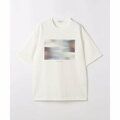 【WHITE】ポンチ フォトプリント クルーネックTシャツ 1 <A DAY I