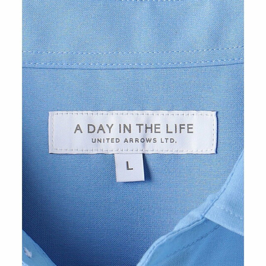 a day in the life(アデイインザライフ)の【COBALT】ポリエステルウェザー リラックス レギュラーカラーシャツ  -吸水速乾- -イージーアイロン-<A DAY IN THE LIFE> メンズのトップス(シャツ)の商品写真
