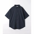 【NAVY】ポリエステルウェザー リラックス レギュラーカラーシャツ  -吸水速