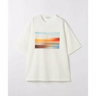 【WHITE】ポンチ フォトプリント クルーネックTシャツ 2 <A DAY IN THE LIFE>